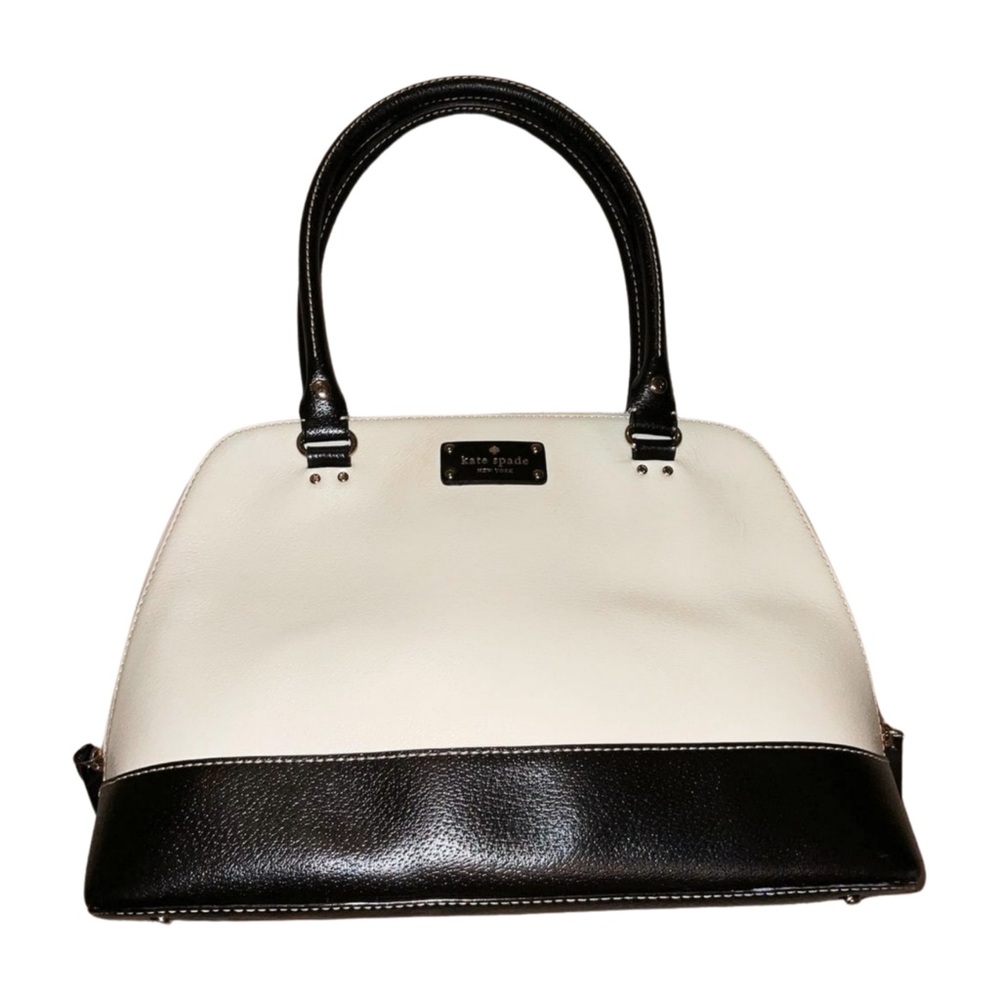 Kate Spade Berkeley Lane Medium Rachelle Handbag in Porcelain/Black